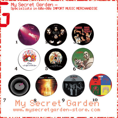 Queen - I, II, A Night At The Opera / The Works, A Kind Of Magic Album Pinback Button Badge Set 1a or 1b( or Hair Ties / 4.4 cm Badge / Magnet / Keychain Set )